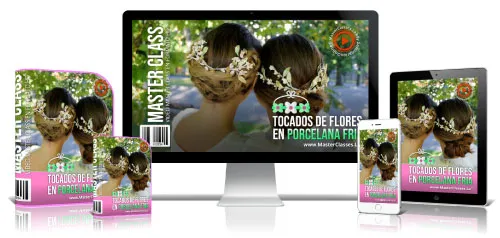 TOCADOS DE FLORES EN PORCELANA FR?A